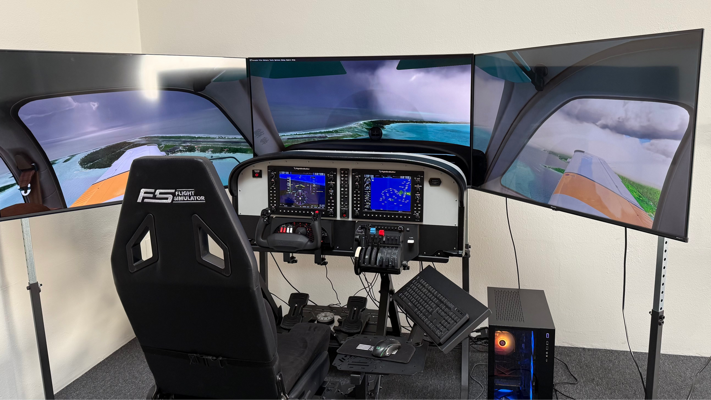 FlightSimBuilder Full Flight Simulator - Honeycomb Controls
