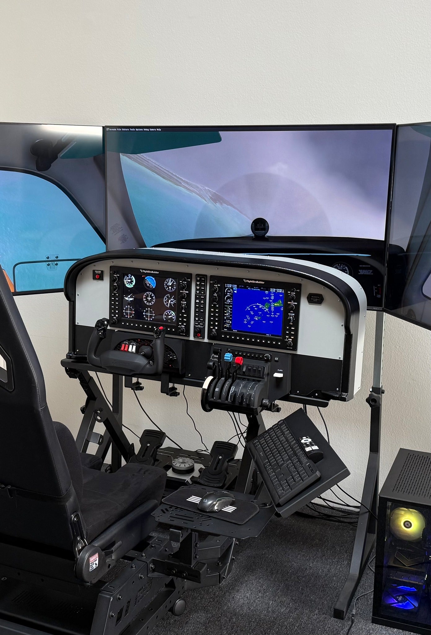 FlightSimBuilder Full Flight Simulator - Honeycomb Controls