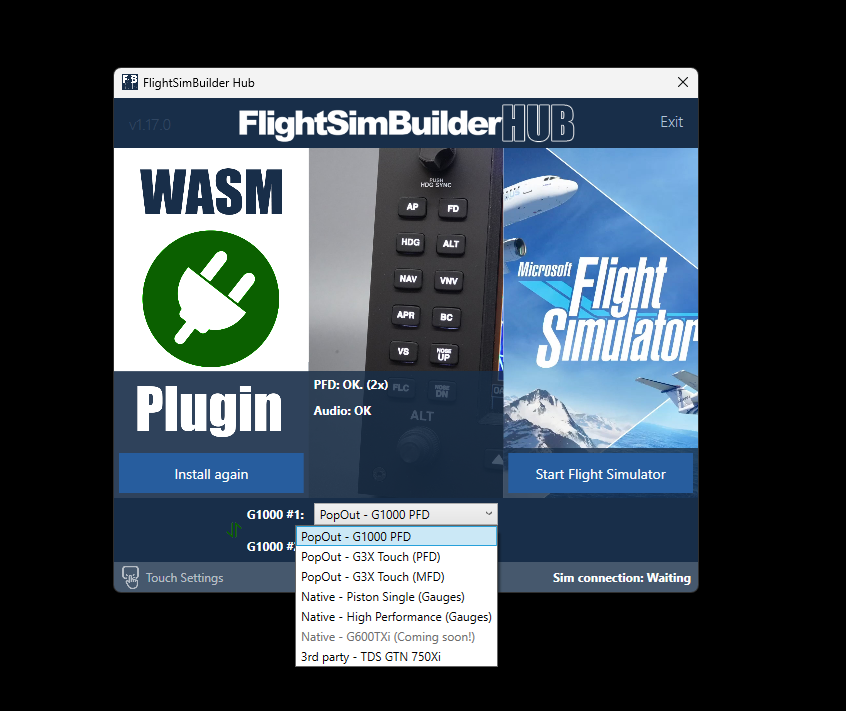 FlightSimBuilder G1000 TNxi