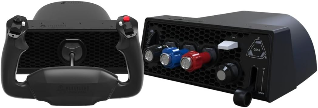 Honeycomb Alpha and Sierra TPM Flight Yoke and Throttle Combo