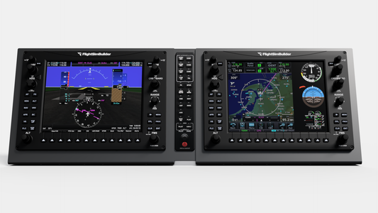 FlightSimBuilder TNxi 8X Desktop Trainer — 8-in-1 Touchscreen Avionics for G1000Nxi, G600TXi, G3X & GTN