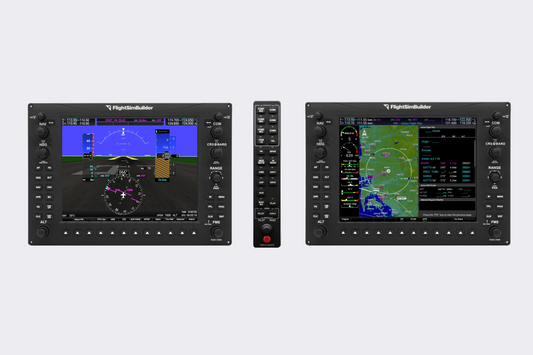 FlightSimBuilder TNxi 8X Suite — 8-in-1 Touchscreen Avionics for G1000Nxi, G600TXi, G3X & GTN