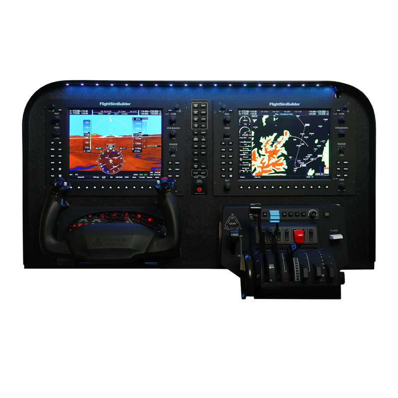 Flight Velocity Pro 1 desktop flight simulator panel for the FlightSimBuilder G1000 TNxi suite