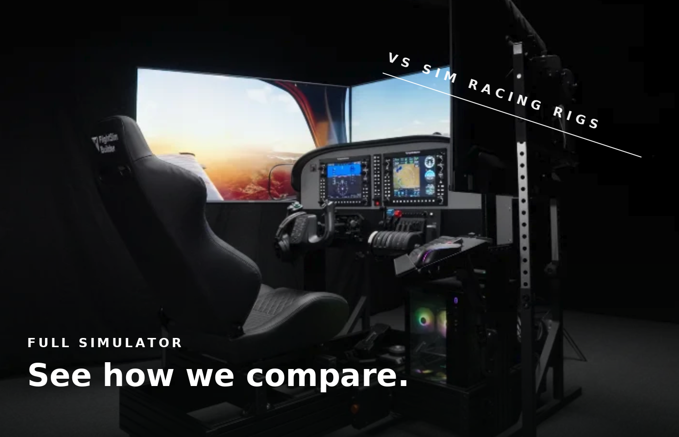 Full simulators compared